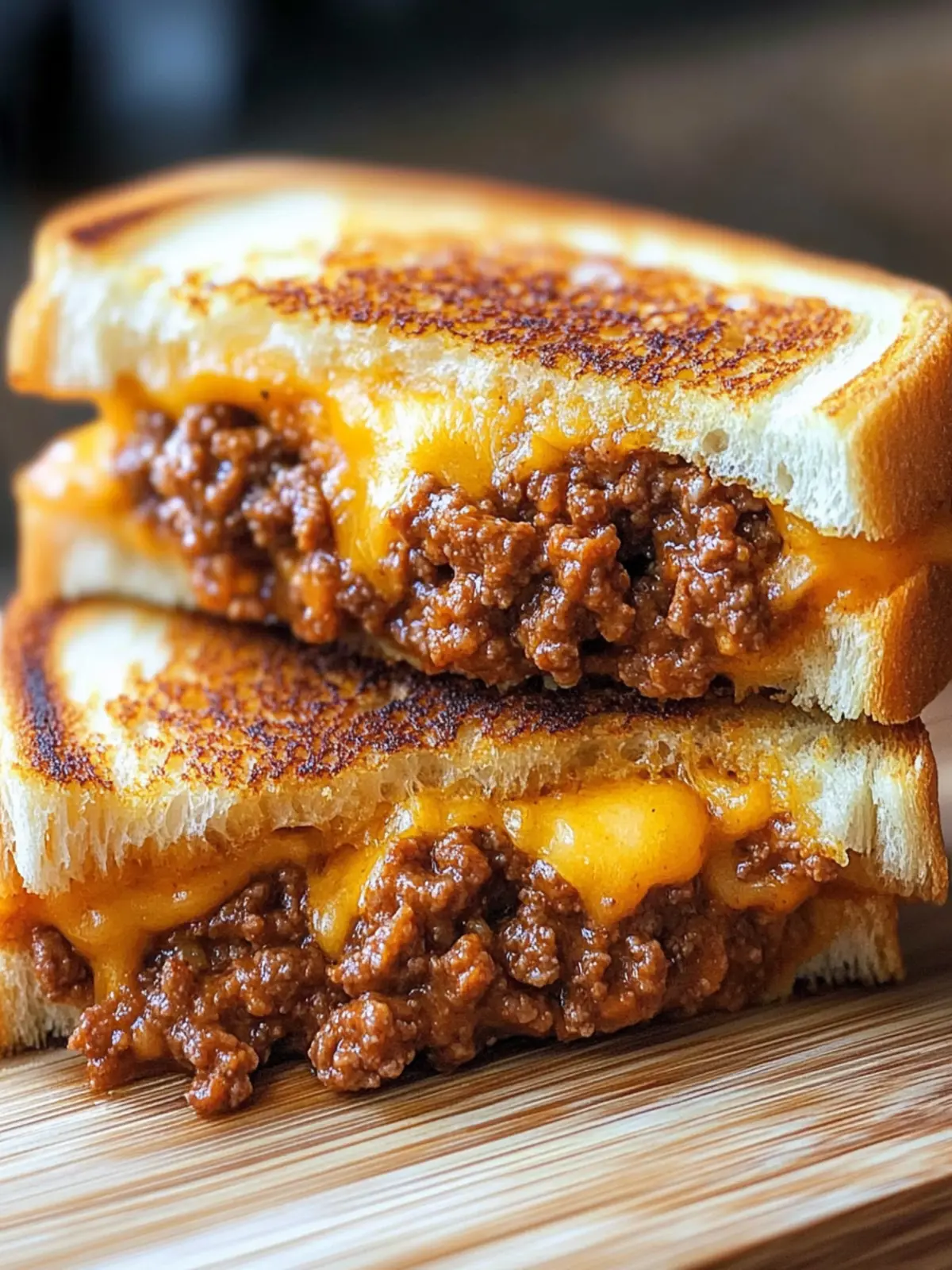 Melted Sloppy Joe Grilled Cheese for Cozy Nights In 3 Sloppy Joe Grilled Cheese