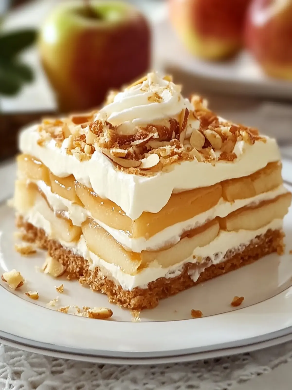 Delicious Caramel Apple Eclair Cake for Sweet Treat Lovers 2 Caramel Apple Eclair Cake