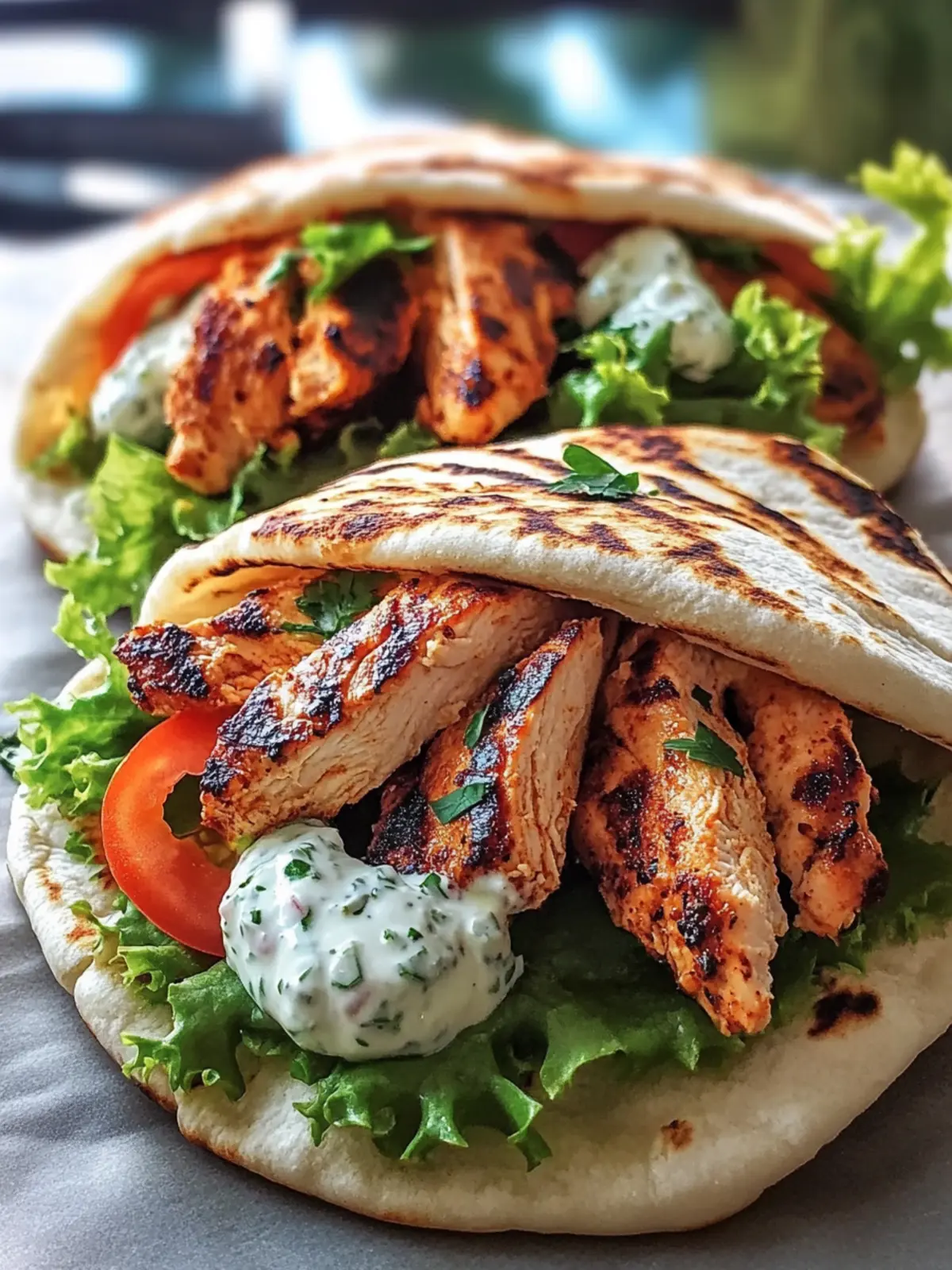 Flavor-Packed Chicken Pitas for Easy Mediterranean Bliss 3 Flavor-Packed Chicken Pitas