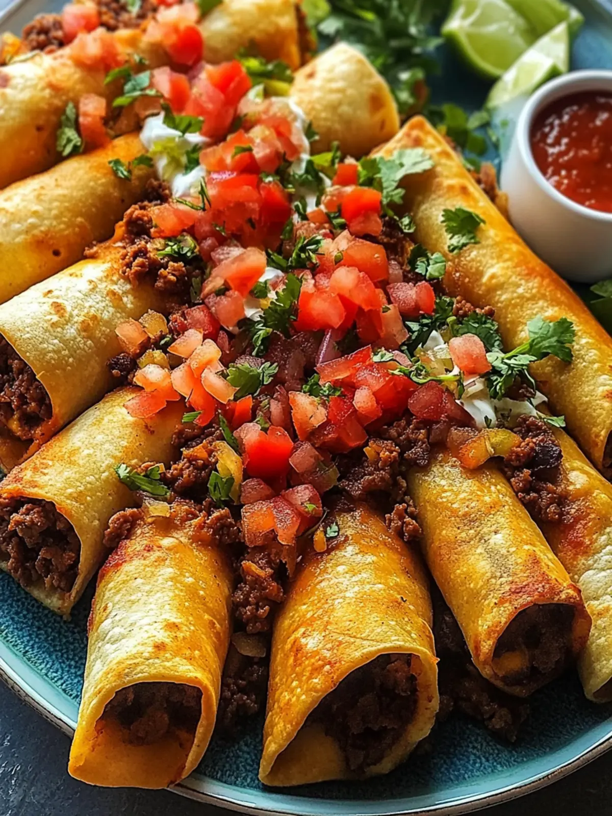 Crispy Oven-Baked Beef Taquitos That Make Dinner a Breeze 5 Crispy Oven-Baked Beef Taquitos