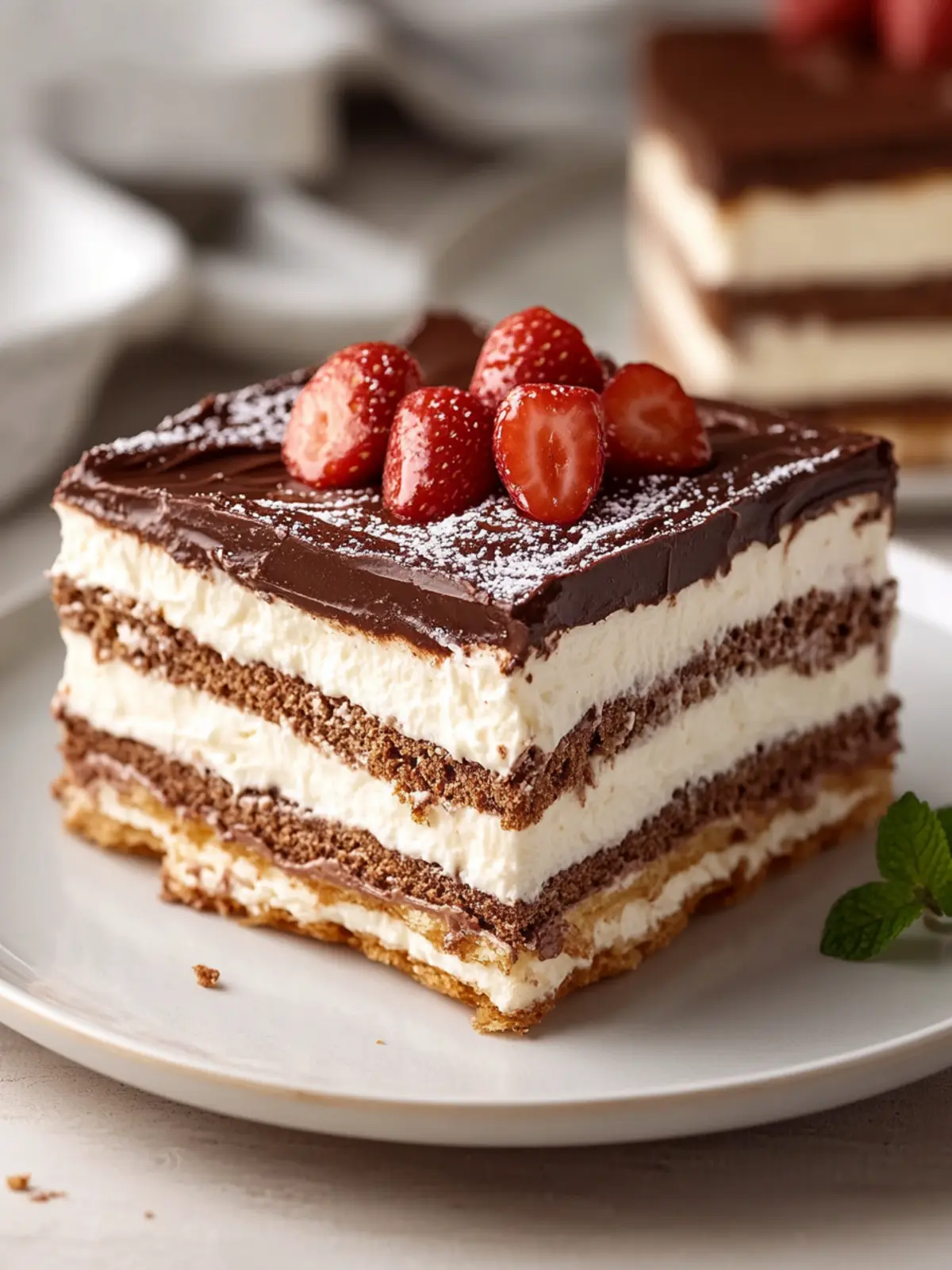 Easy No-Bake Chocolate Eclair Cake That's a Showstopper! 2 Easy No-Bake Chocolate Eclair Cake