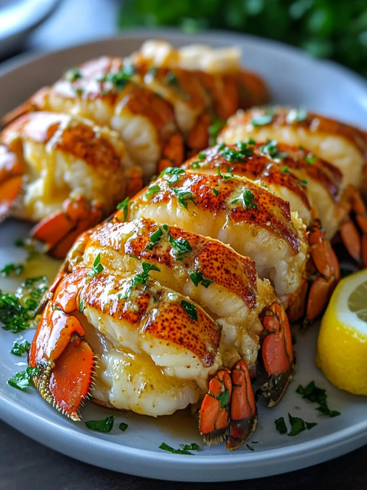Quick & Delicious Lobster Tails with Garlic Butter Delight 4 Lobster Tails with Garlic Butter