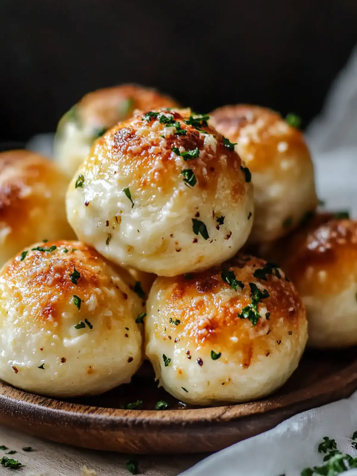 Melty Baked Garlic Butter Cheese Bombs Everyone Will Love 3 Baked Garlic Butter Cheese Bombs