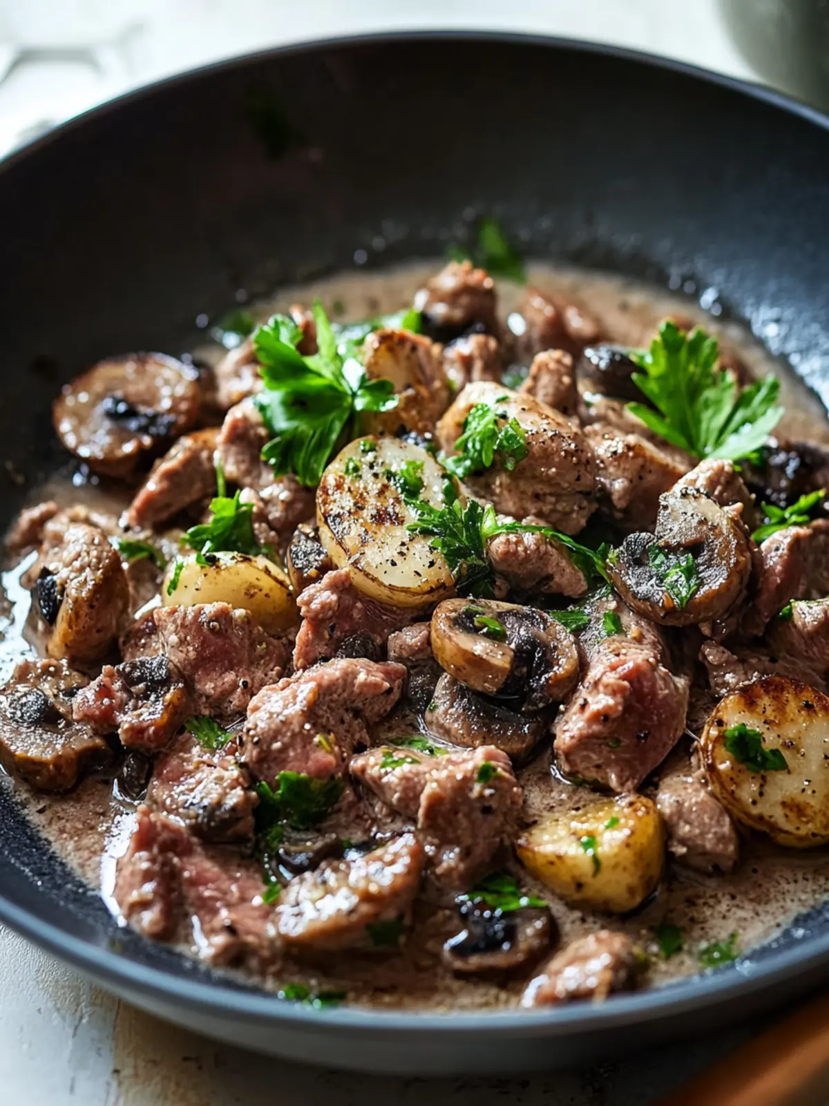 Würzige Hackfleisch-Pilz-Pfanne in Minuten: Quick Comfort Food 3 Würzige Hackfleisch-Pilz-Pfanne in Minuten