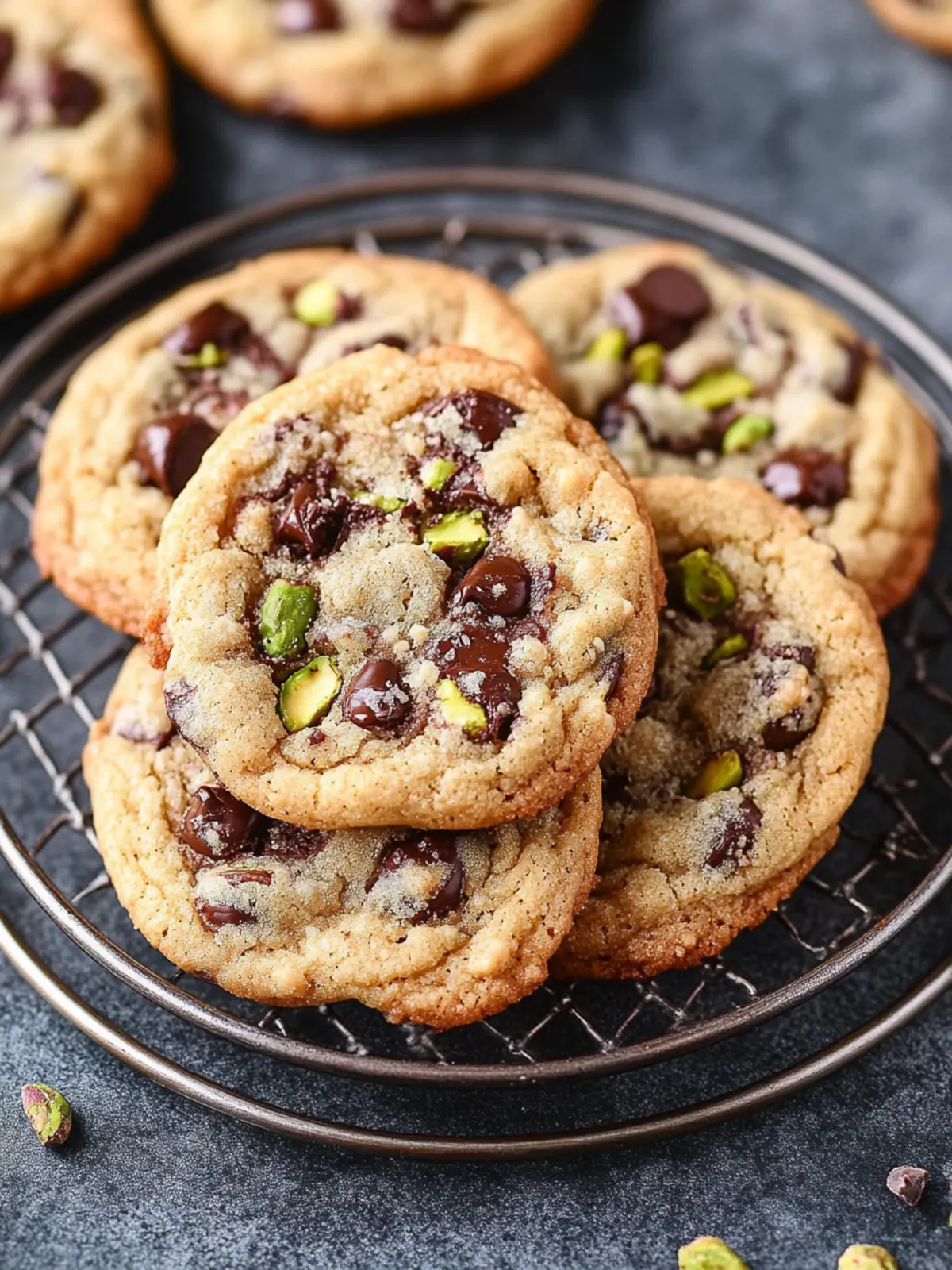 Brown Butter Pistachio Chocolate Chip Cookies You'll Devour 5 Brown Butter Pistachio Chocolate Chip Cookies
