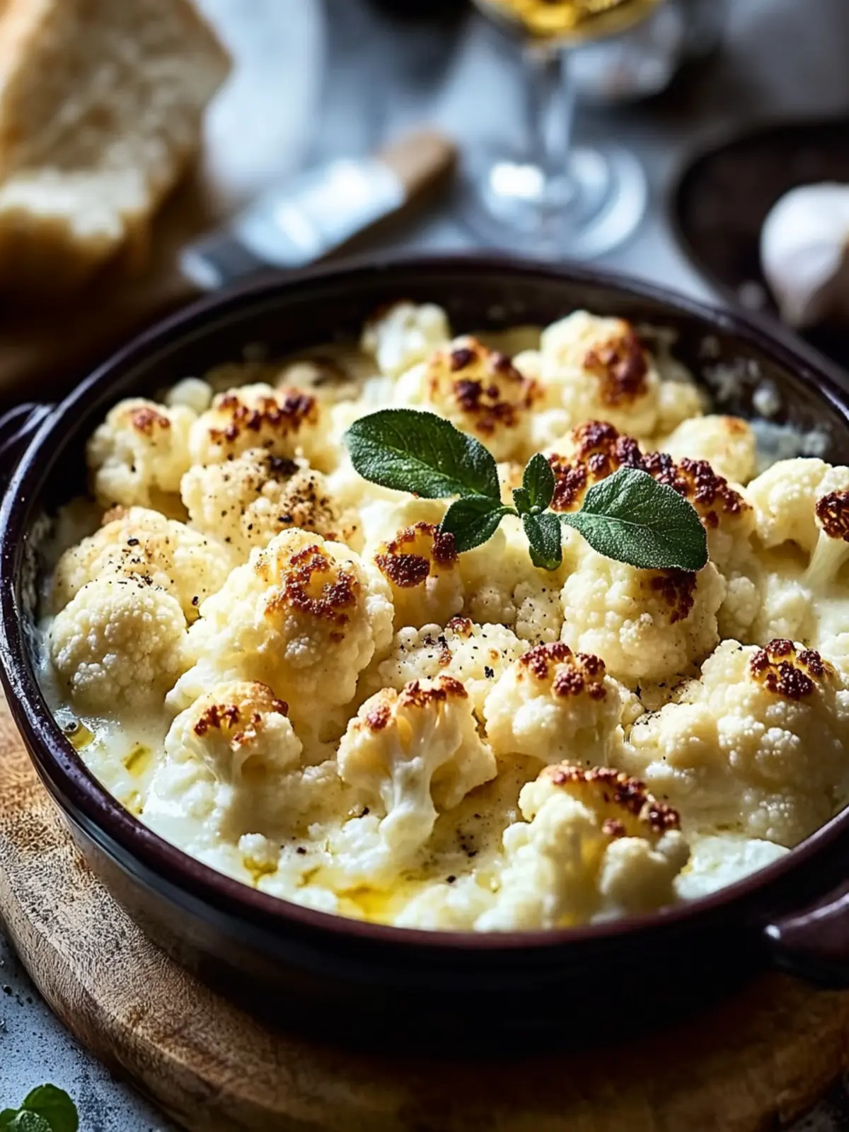 Creamy Cauliflower Cheese Bake for Guilt-Free Comfort 5 Cauliflower Cheese