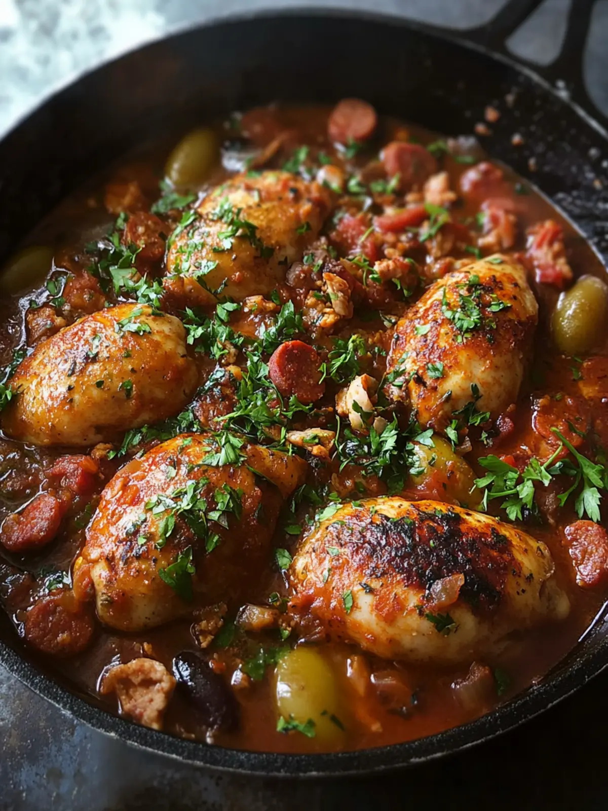 Easy Muslos de Pollo Españoles con Chorizo y Vino Delight 3 Muslos de pollo españoles fáciles con chorizo y vino